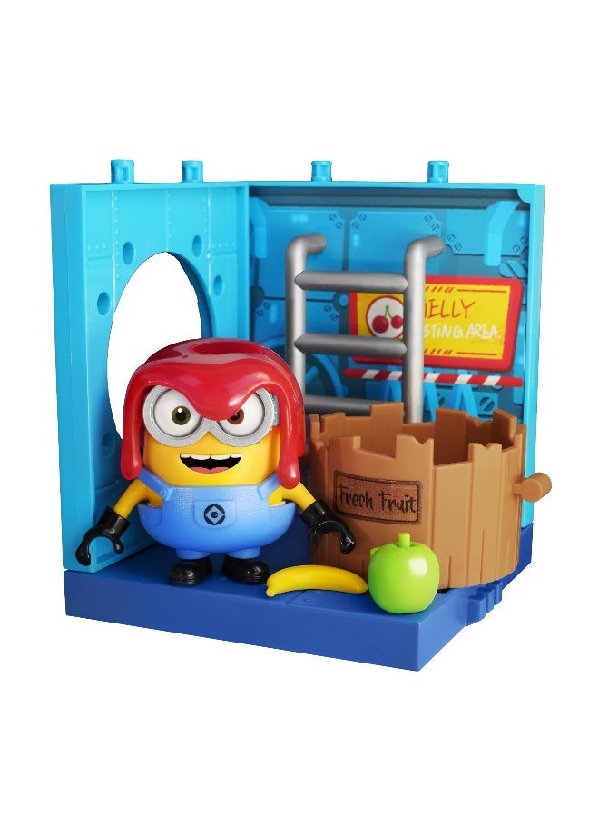 BLOKEES PreCool Minions Jelly Factory Series – Bob the Fruit Keeper & Stuart the Builder | Buildable Minions Model Kits with Fun Accessories | Collectible STEM Construction Toys for Kids Ages 4+ - Image 4